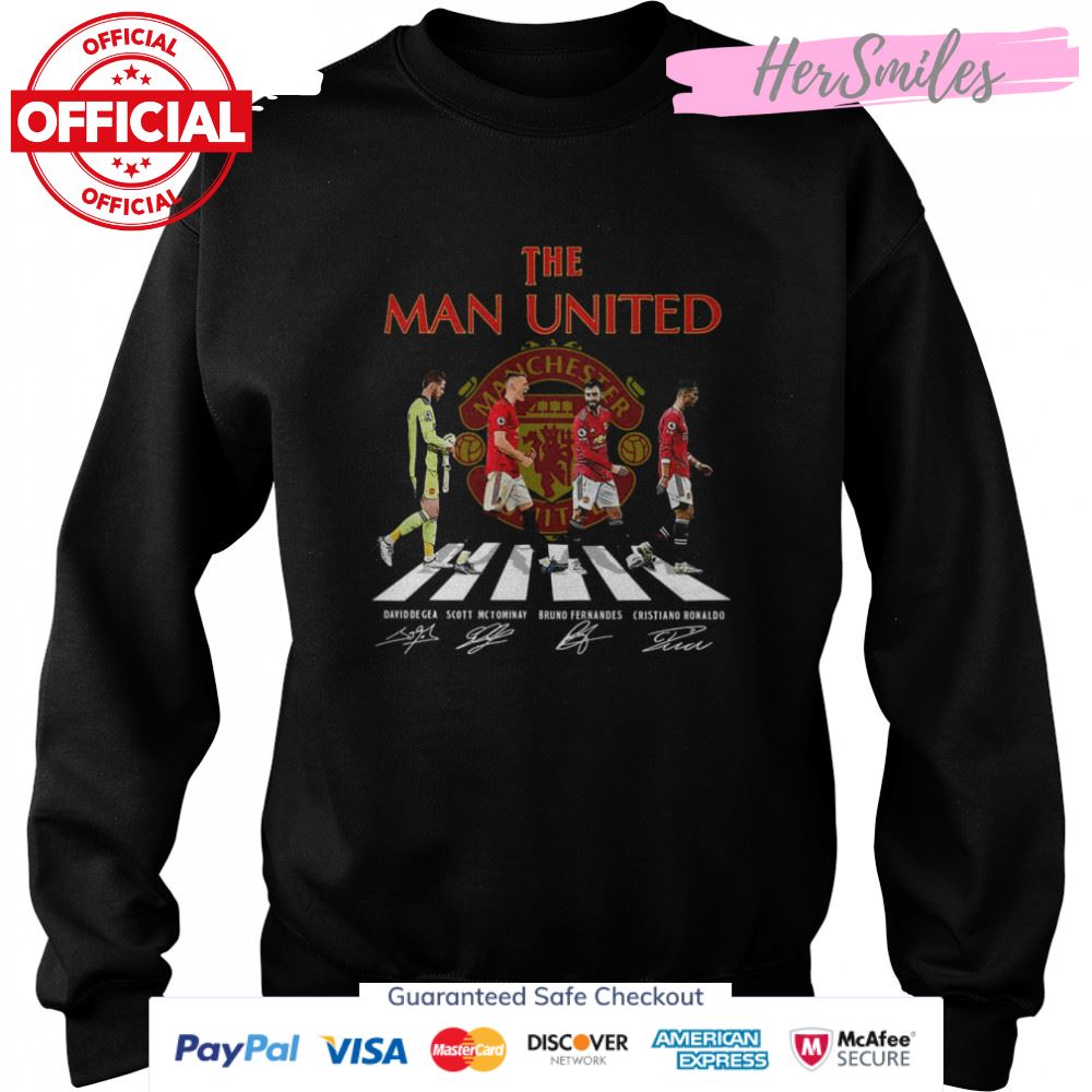 The Man United Abbey Road signatures shirt The Man United Abbey Road signatures shirt