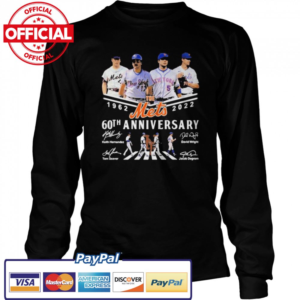 The New York Mets 1962 2022 60yh anniversary abbey road signatures Shirt The New York Mets 1962 2022 60yh anniversary abbey road signatures Shirt