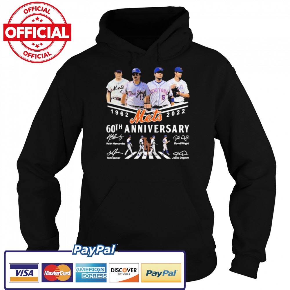 The New York Mets 1962 2022 60yh anniversary abbey road signatures Shirt The New York Mets 1962 2022 60yh anniversary abbey road signatures Shirt