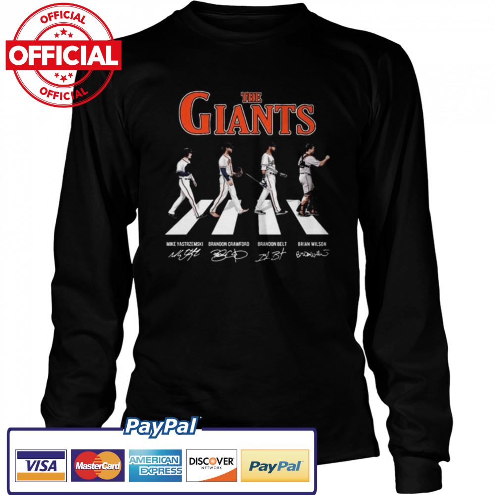 The San Francisco Giants Abbey Road signatures 2022 shirt The San Francisco Giants Abbey Road signatures 2022 shirt
