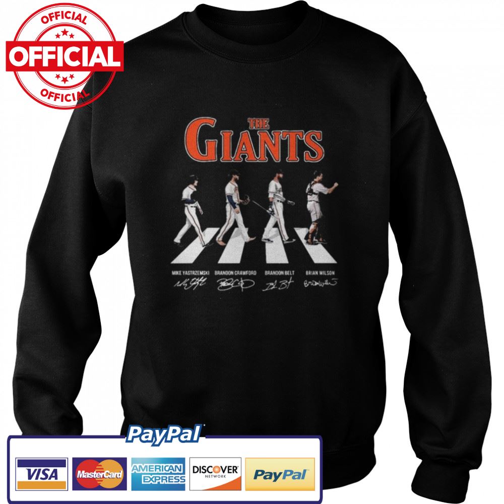 The San Francisco Giants Abbey Road signatures 2022 shirt The San Francisco Giants Abbey Road signatures 2022 shirt