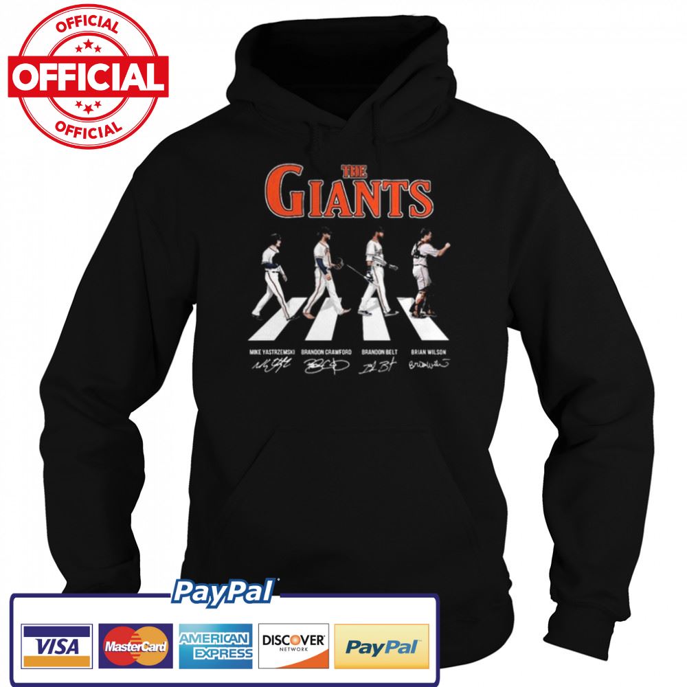 The San Francisco Giants Abbey Road signatures 2022 shirt The San Francisco Giants Abbey Road signatures 2022 shirt