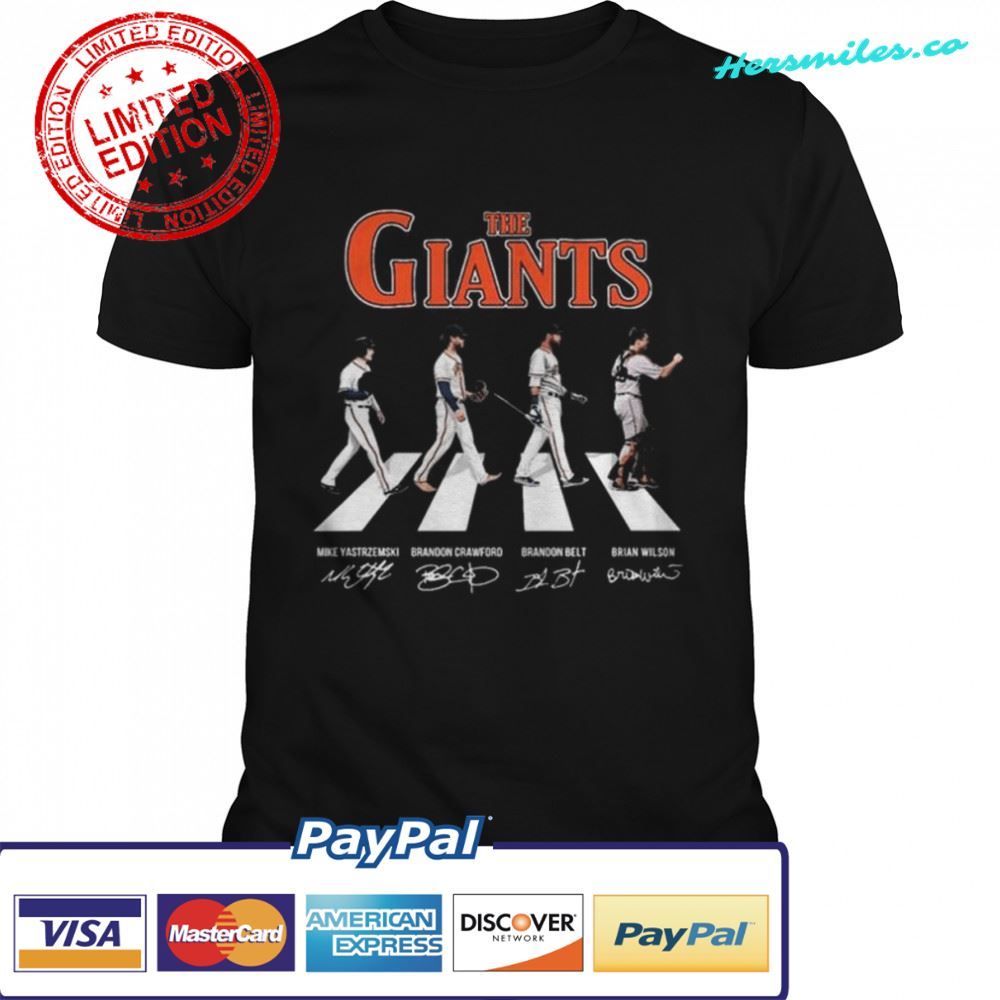 The San Francisco Giants Abbey Road signatures 2022 Unisex T-Shirt