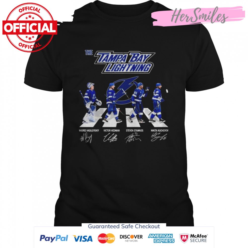 The Tampa Bay Lightning Hockey Team Abbey Road Signatures Shirt