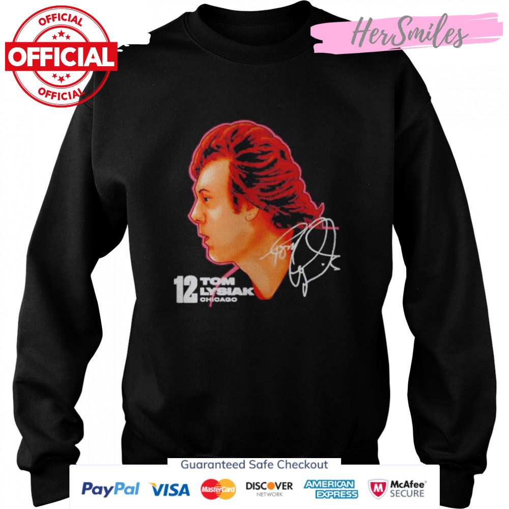 tom Lysiak Chicago Profile Signature Shirt tom Lysiak Chicago Profile Signature Shirt