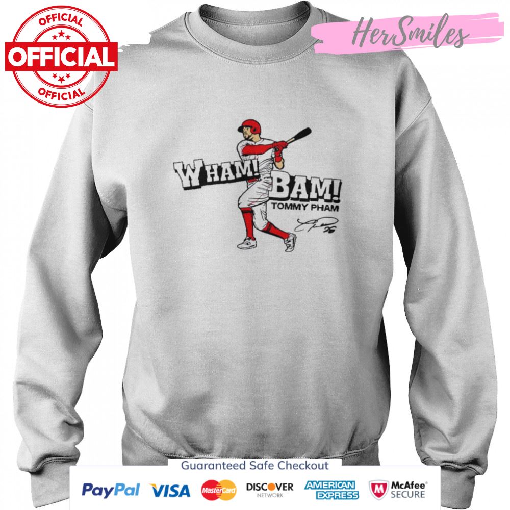 Tommy Pham wham bam signature shirt Tommy Pham wham bam signature shirt