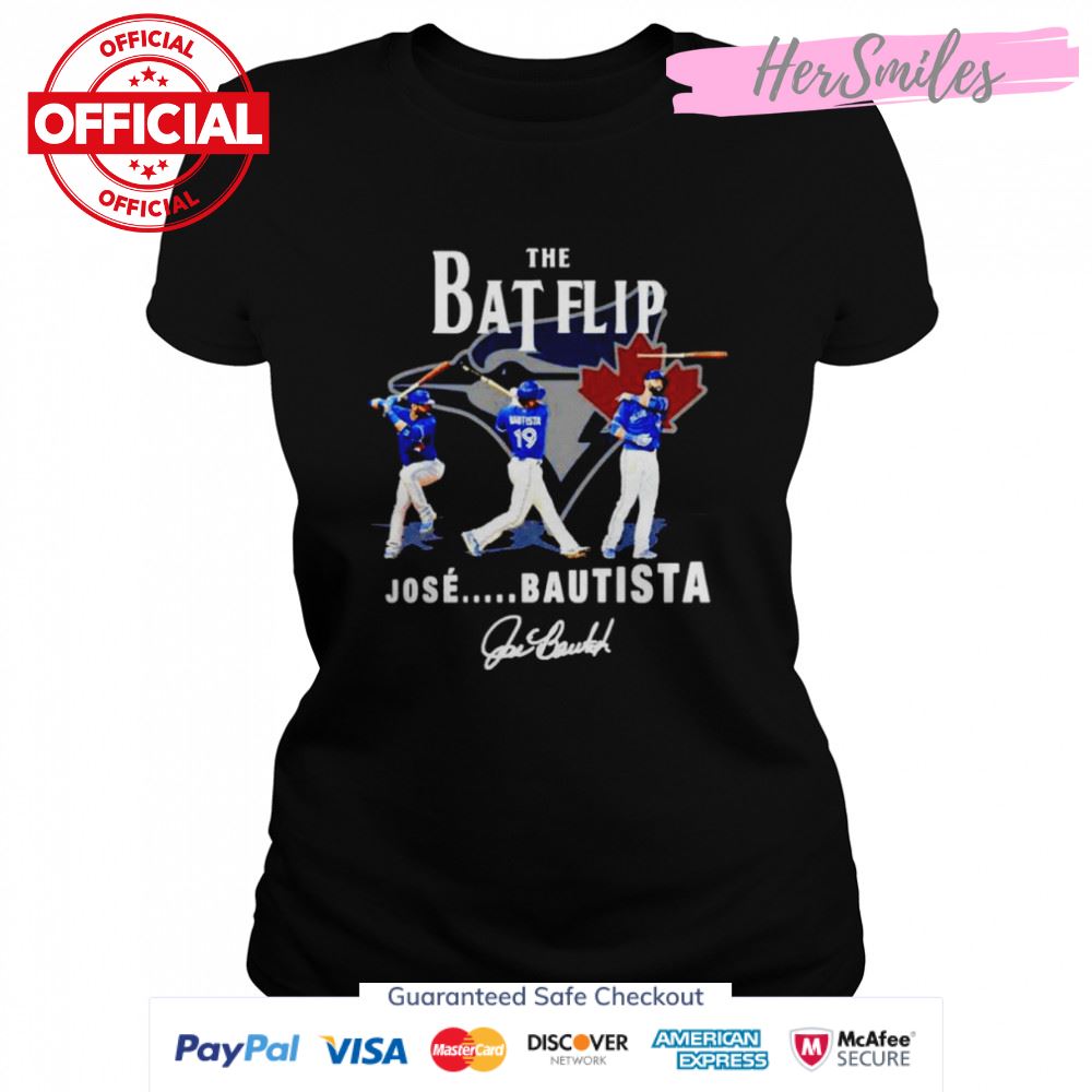 Toronto Blue Jays The Bat Flip Jose Bautista signature shirt
