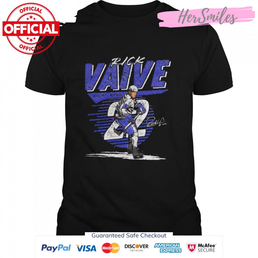 Toronto Maple Leafs Rick Vaive right wing signature shirt