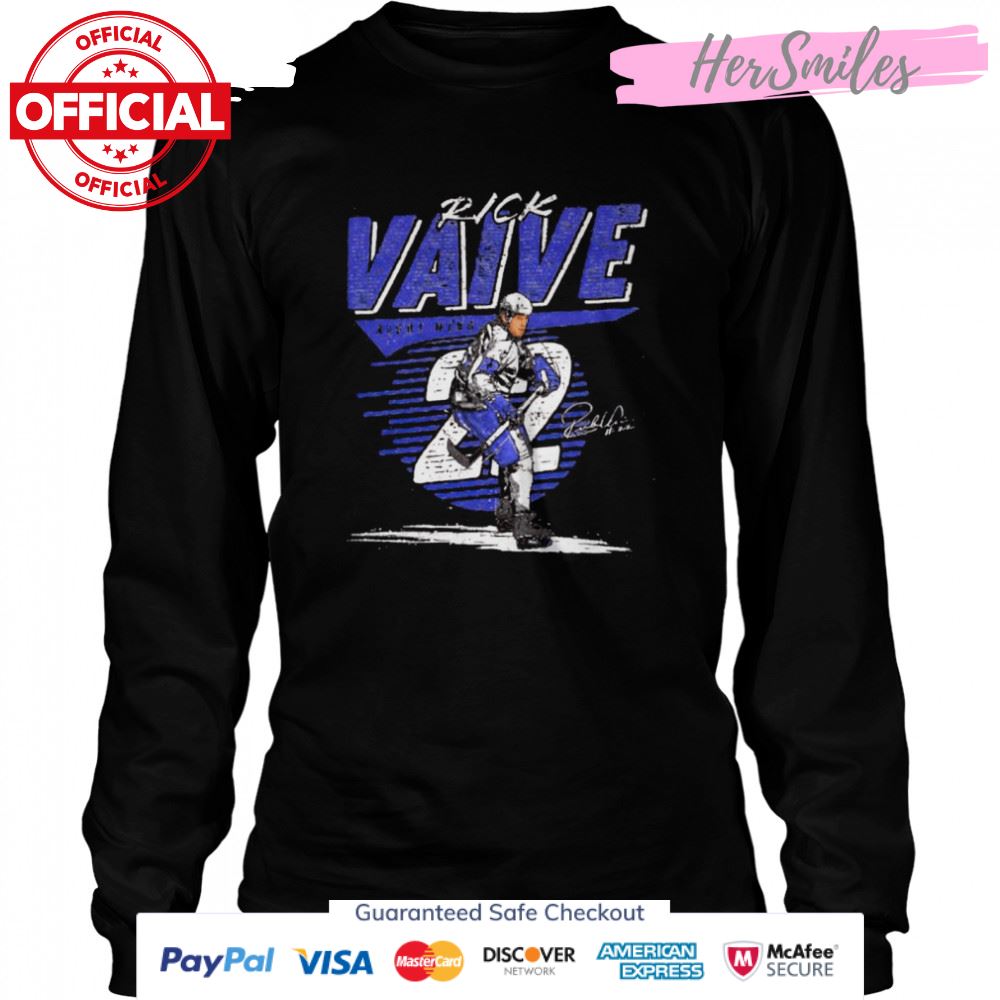 Toronto Maple Leafs Rick Vaive right wing signature shirt Toronto Maple Leafs Rick Vaive right wing signature shirt