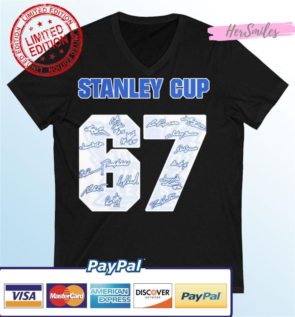 Toronto Maple Leafs Stanley Cup 67 Signatures Classic T-Shirt