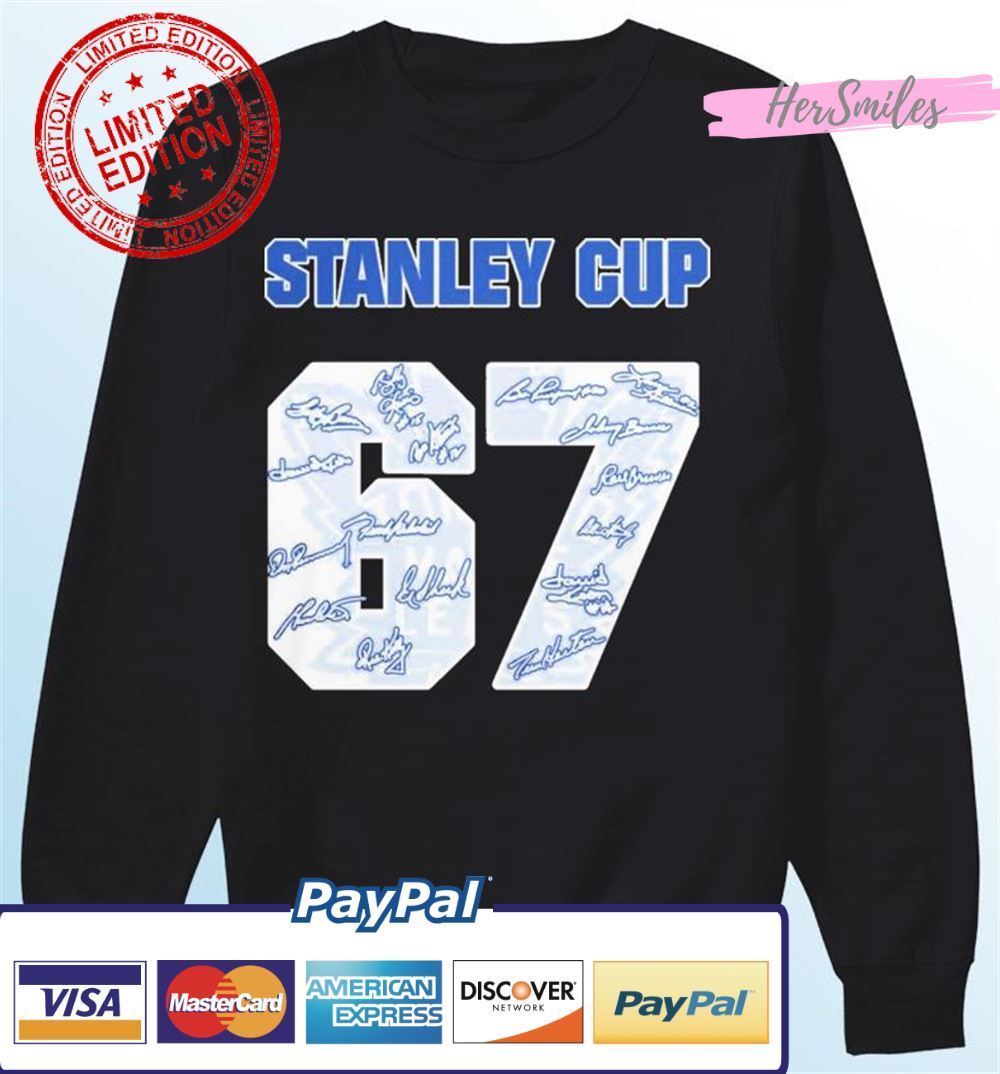 Toronto Maple Leafs Stanley Cup 67 Signatures Classic T-Shirt Toronto Maple Leafs Stanley Cup 67 Signatures Classic T-Shirt