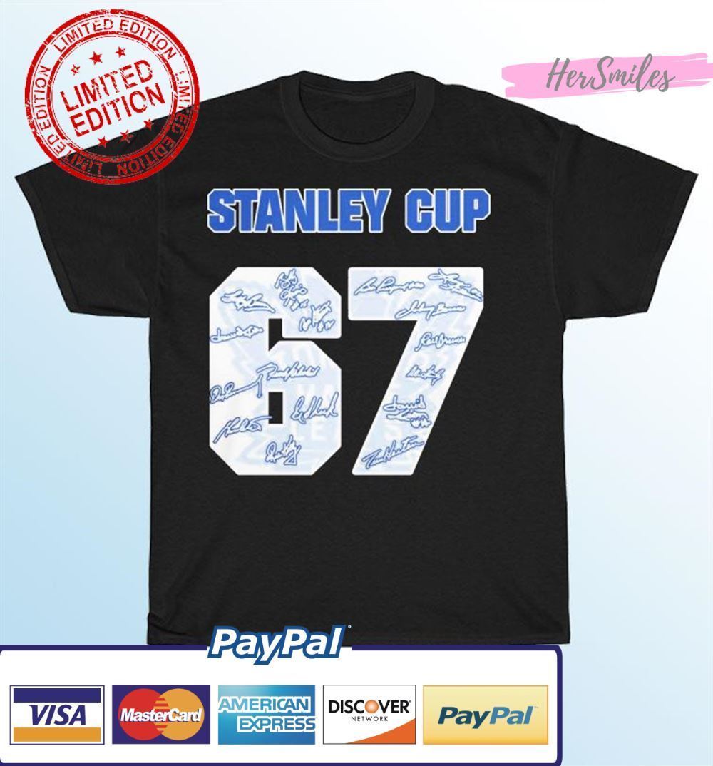 Toronto Maple Leafs Stanley Cup 67 Signatures Classic T-Shirt Toronto Maple Leafs Stanley Cup 67 Signatures Classic T-Shirt