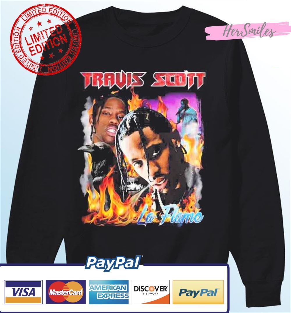Travis Scott La Flame T- Unisex T-Shirt Travis Scott La Flame T- Unisex T-Shirt