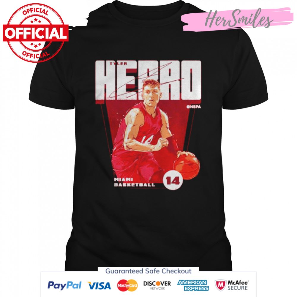 Tyler Herro Miami Basketball Signatures Shirt