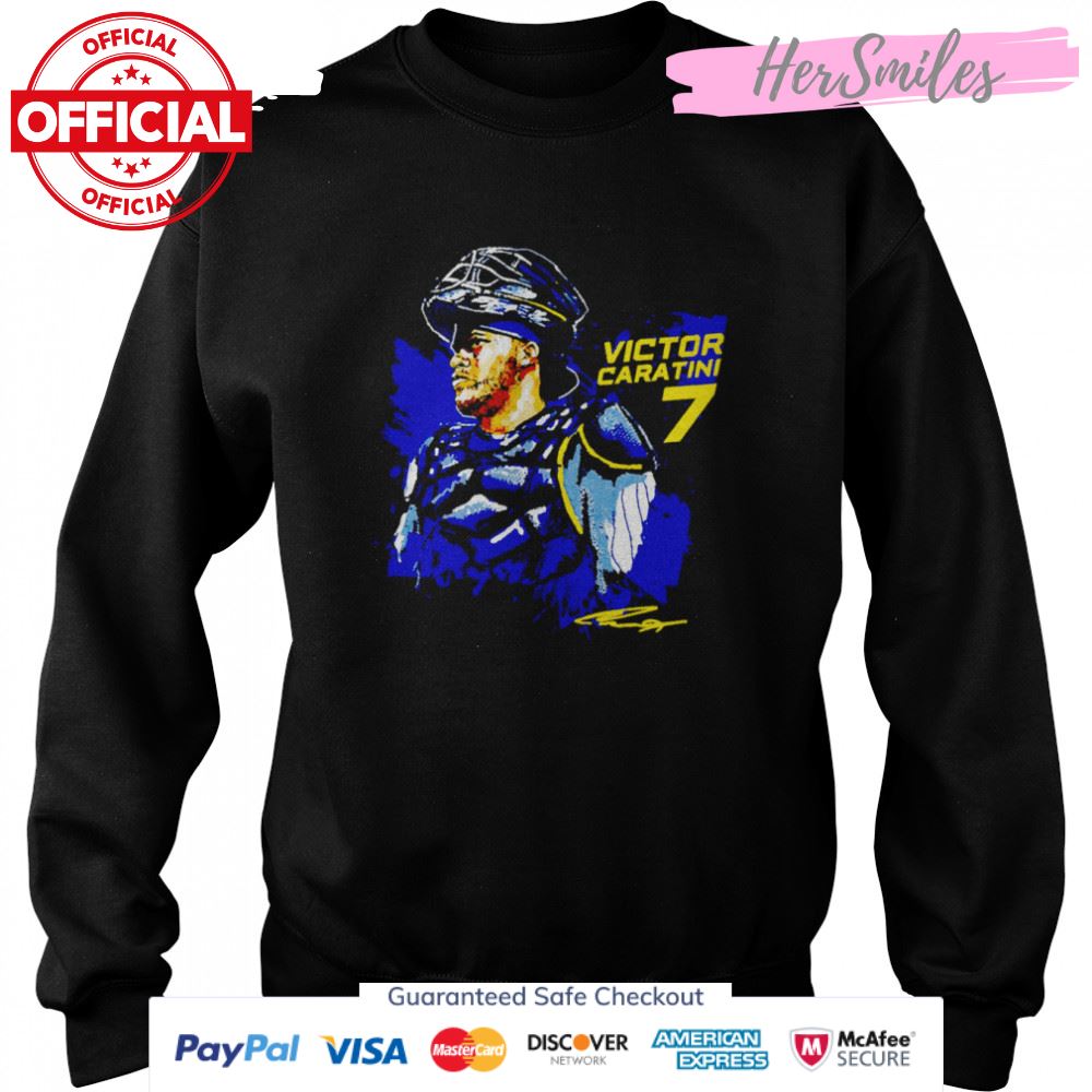 Victor Caritini MLBPA Milwaukee Baseball signature shirt Victor Caritini MLBPA Milwaukee Baseball signature shirt
