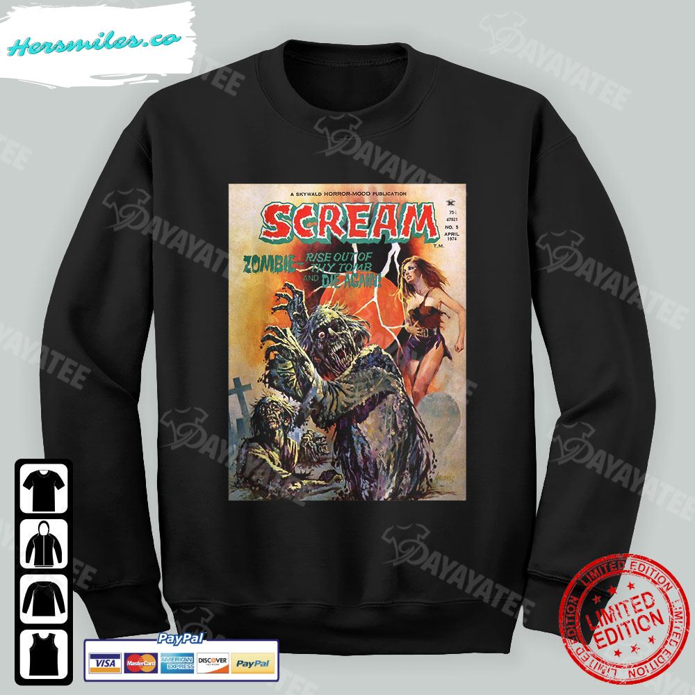 Vintage Halloween Horror Shirt Zombie Comic Book T-Shirt Vintage Halloween Horror Shirt Zombie Comic Book T-Shirt