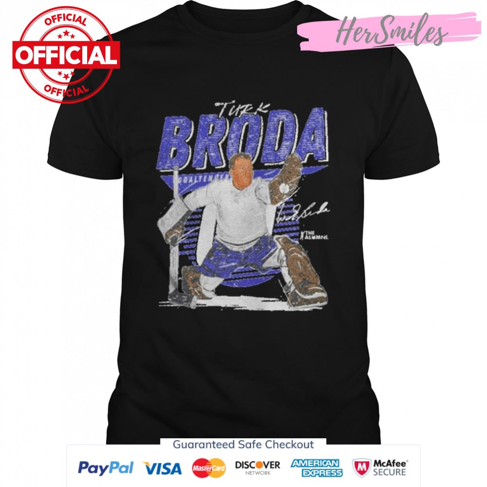 Walter turk broda toronto comet hockey signatures shirt