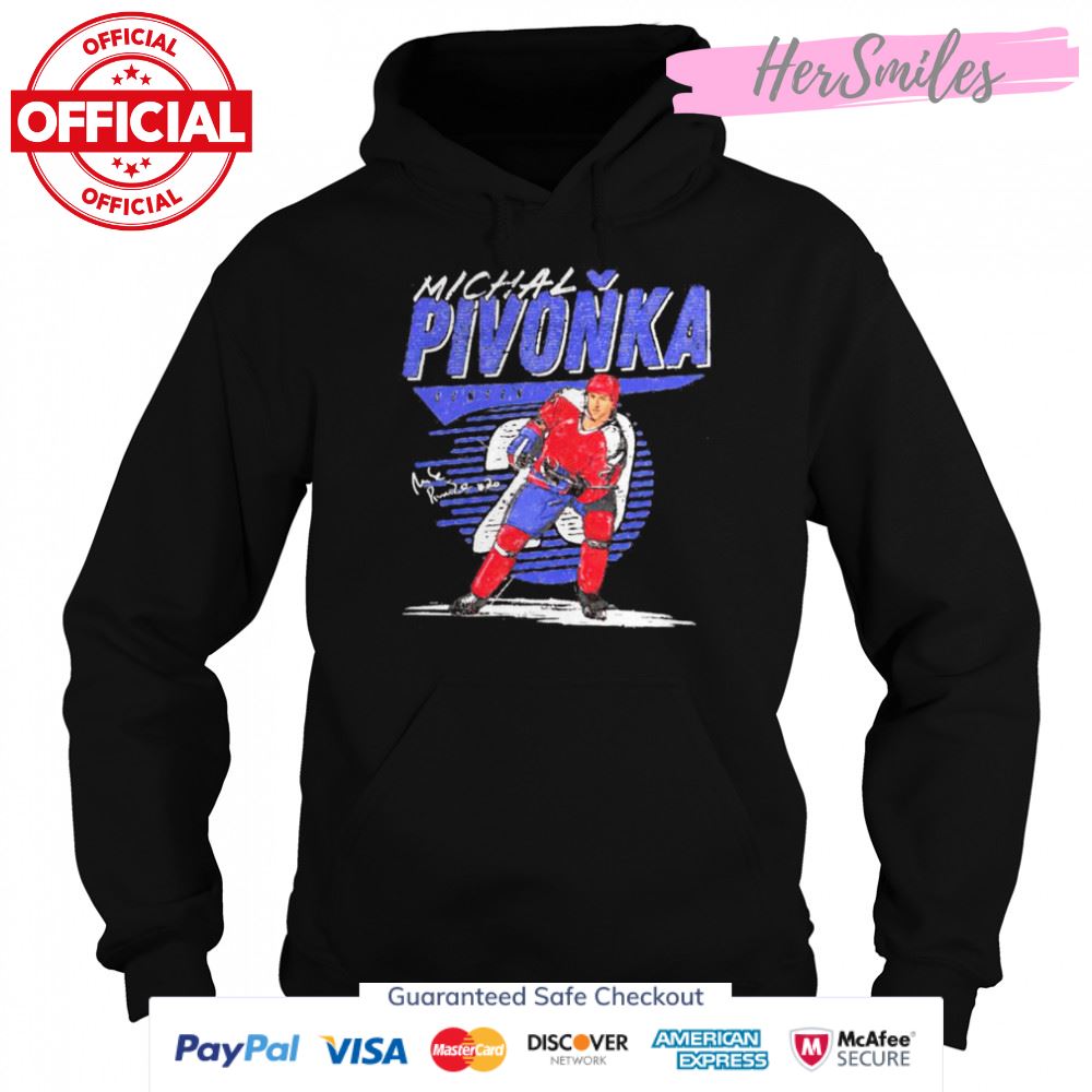 Washington Capitals Michal Pivonka center signature shirt Washington Capitals Michal Pivonka center signature shirt