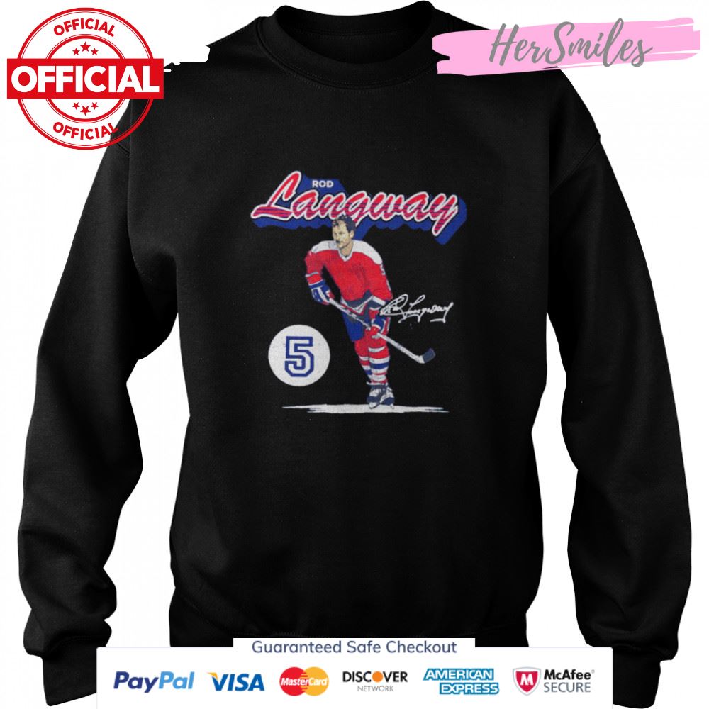 Washington Capitals Rod Langway signature shirt Washington Capitals Rod Langway signature shirt