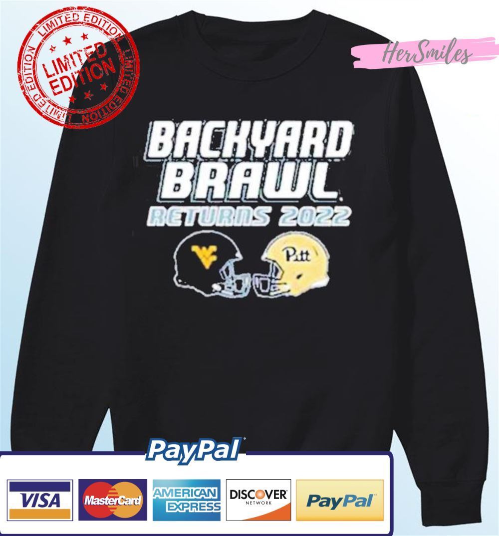 West Virginia Mountaineers Vs Pittsburgh Panthers Backyard Brawl Returns 2022 Unisex T-Shirt West Virginia Mountaineers Vs Pittsburgh Panthers Backyard Brawl Returns 2022 Unisex T-Shirt