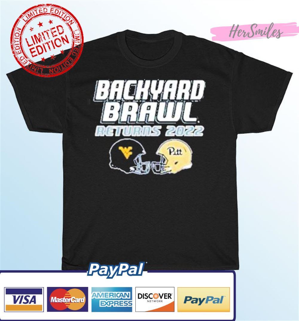West Virginia Mountaineers Vs Pittsburgh Panthers Backyard Brawl Returns 2022 Unisex T-Shirt West Virginia Mountaineers Vs Pittsburgh Panthers Backyard Brawl Returns 2022 Unisex T-Shirt