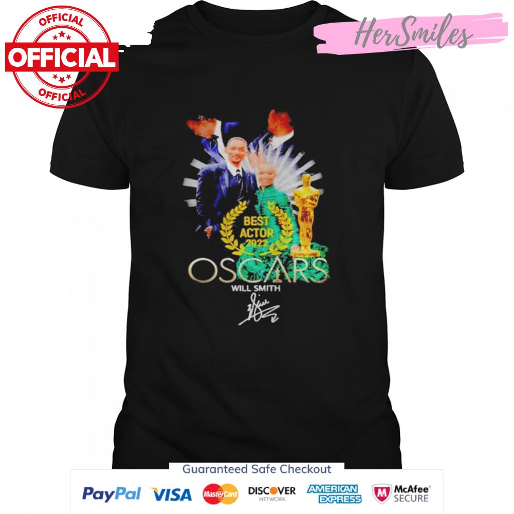 Will Smith Oscars Best Actor 2022 Signature Shirt