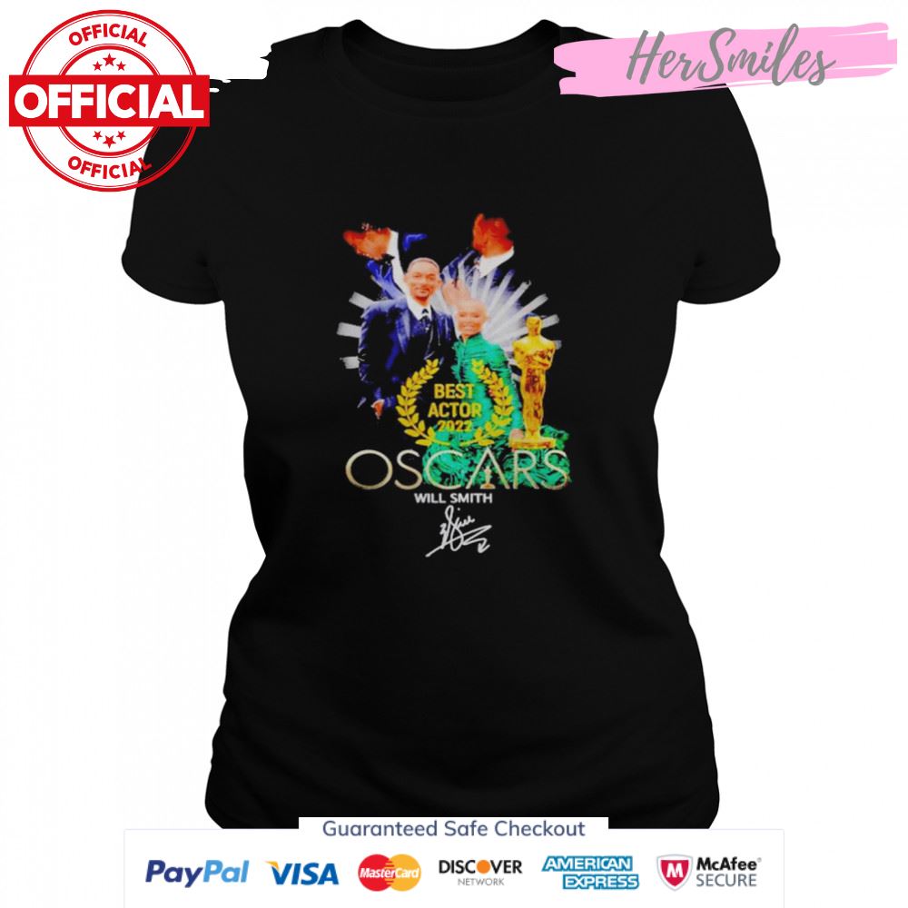 Will Smith Oscars Best Actor 2022 Signature Shirt
