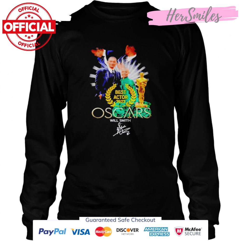 Will Smith Oscars Best Actor 2022 Signature Shirt Will Smith Oscars Best Actor 2022 Signature Shirt