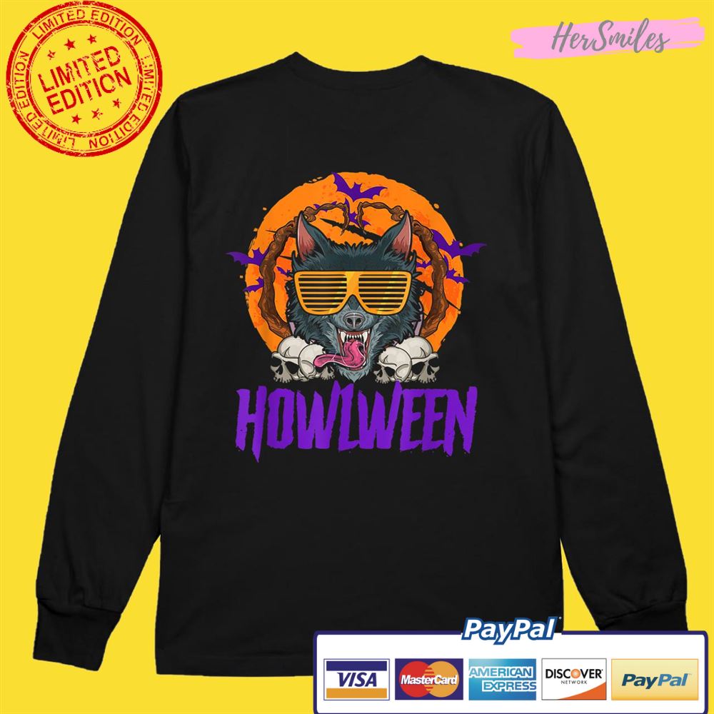 Wolf Costume Howlween Halloween Shirt