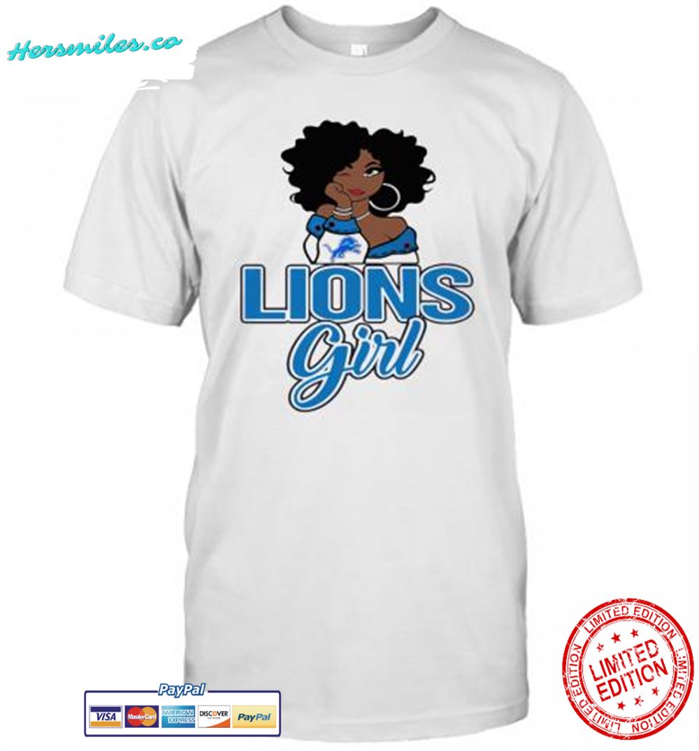Women Detroit Lions Girl T-Shirt