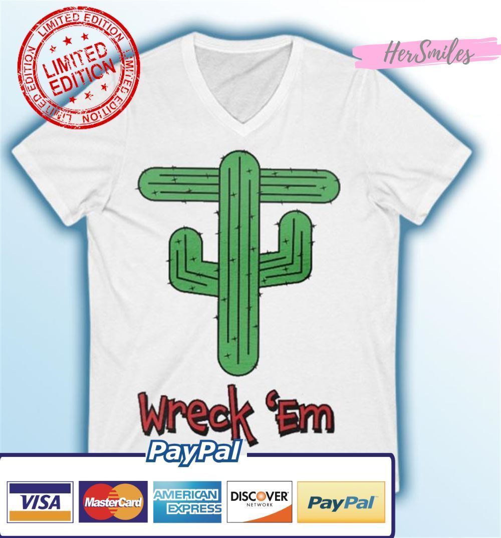 Wreck ‘Em Cactus Patrick Mahomes Texas Tech Red Raiders Classic T-Shirt