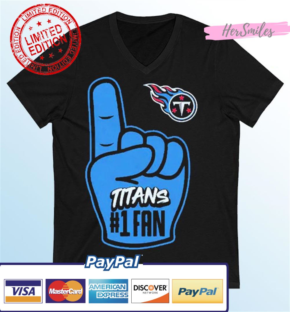 Tennessee Titans #1 Fan Infant Hand-Off T-Shirt