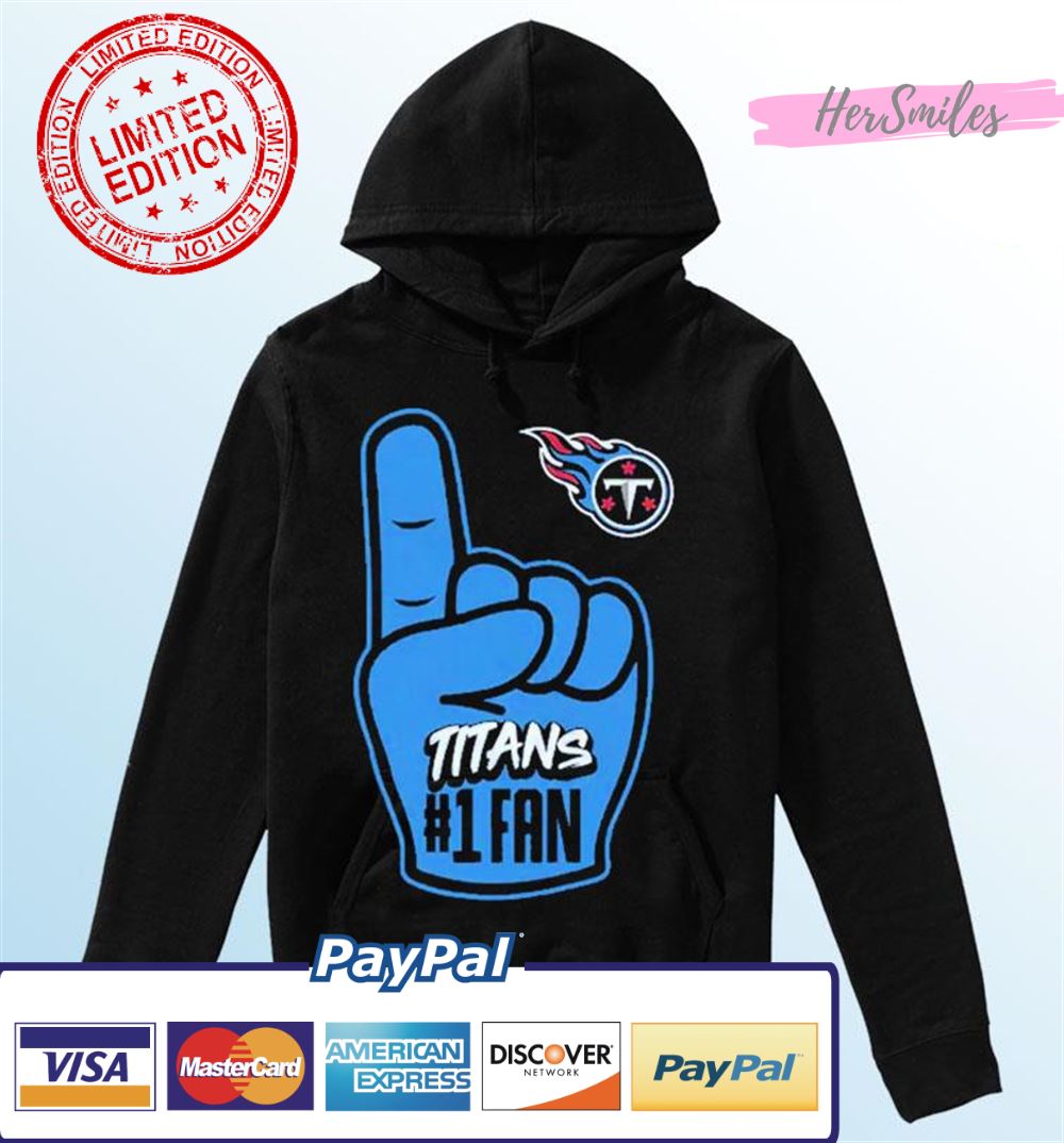 Tennessee Titans #1 Fan Infant Hand-Off T-Shirt
