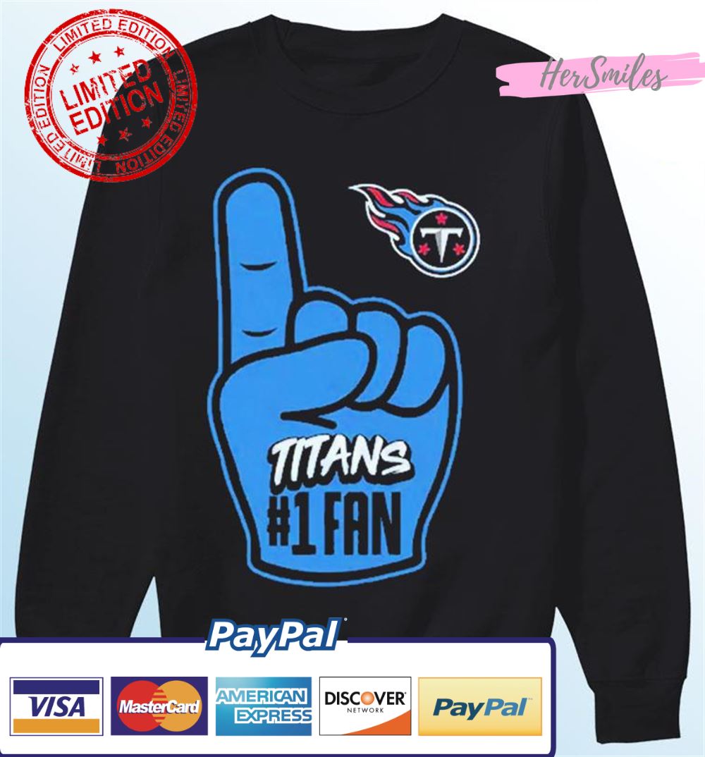Tennessee Titans #1 Fan Infant Hand-Off T-Shirt Tennessee Titans #1 Fan Infant Hand-Off T-Shirt