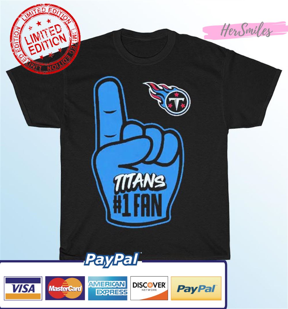 Tennessee Titans #1 Fan Infant Hand-Off T-Shirt Tennessee Titans #1 Fan Infant Hand-Off T-Shirt