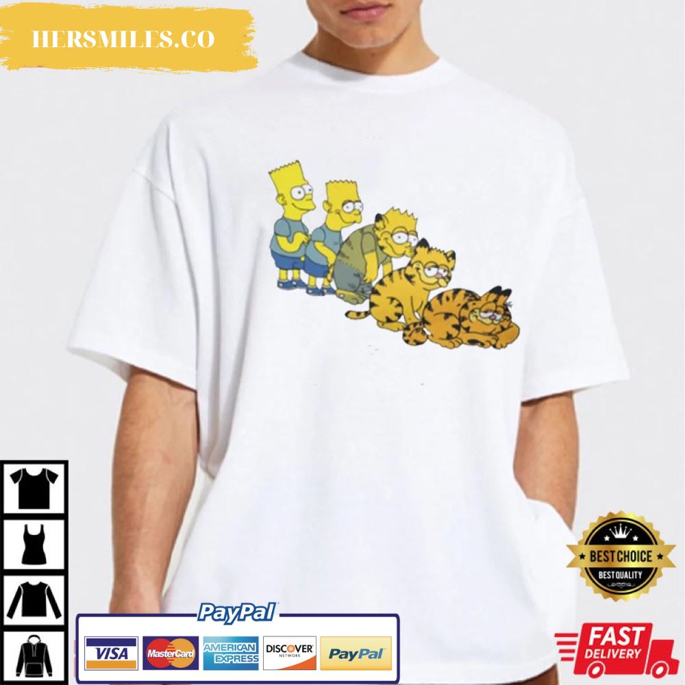Bart Simpson To Garfield Animorph T-Shirt