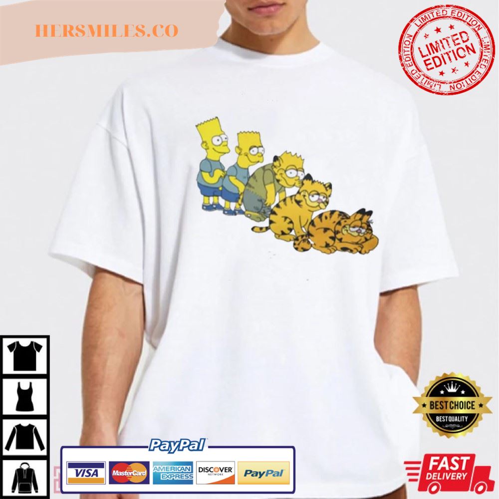 Bart Simpson To Garfield Animorph T-Shirt