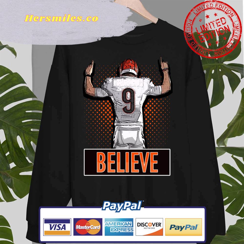 Believe Joe Burrow Graphic Unisex Sweatshirt