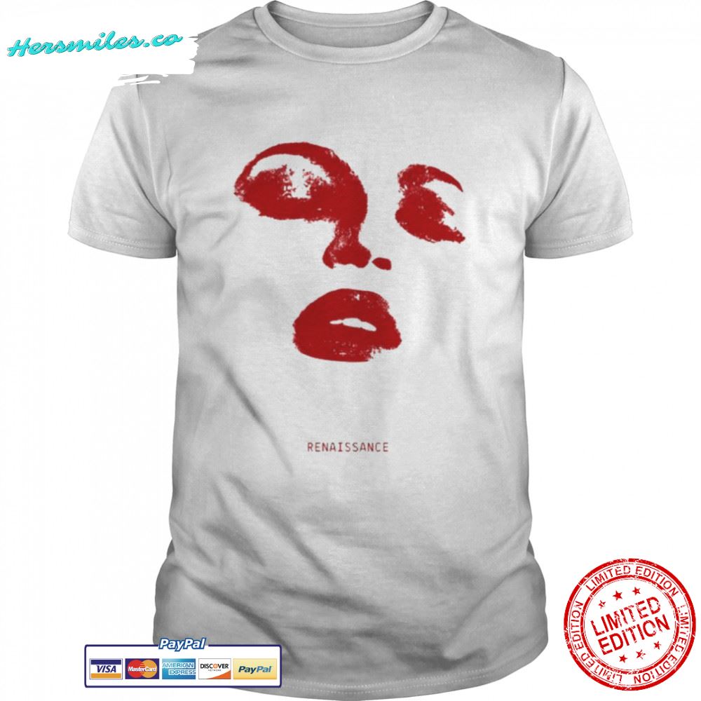 Beyonce Renaissance Face Ringer Shirt
