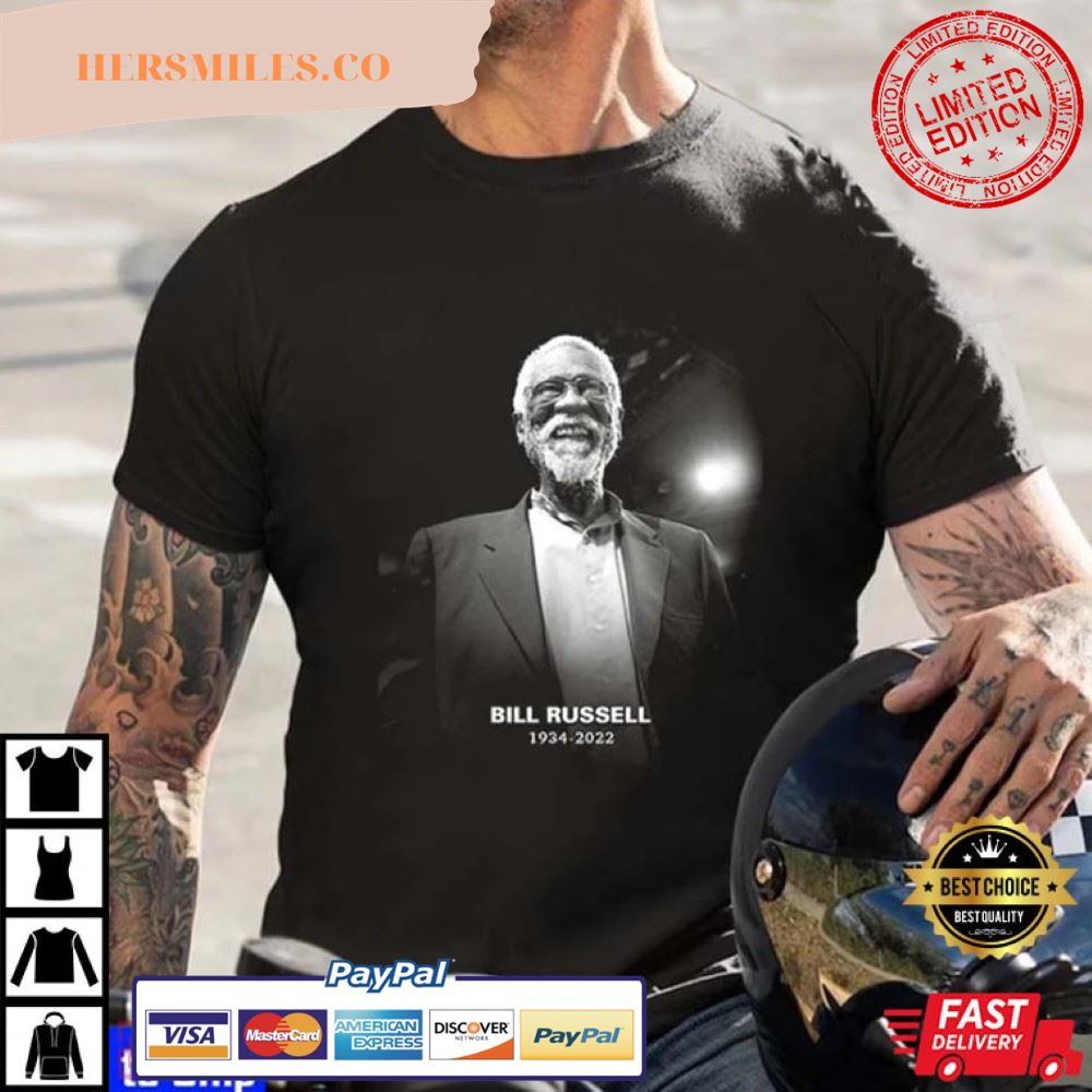 Bill Russell, Bill Russell Celtics 1934-2022 Gift T-Shirt