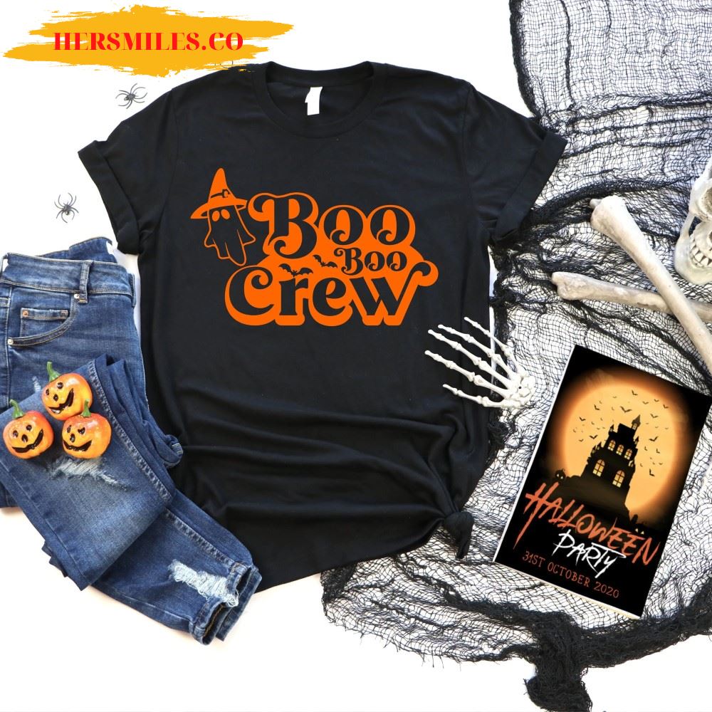 Boo Boo Crew Shirt, Halloween Mom Shirt