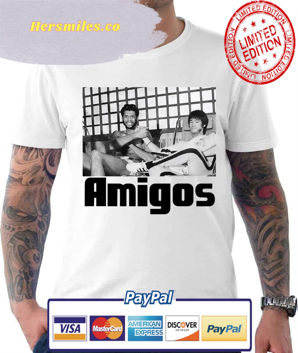 Bruce Lee And Kareem Amigos Unisex T-Shirt