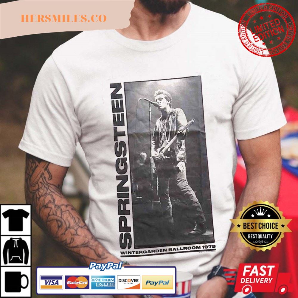 Bruce Springsteen Wintergarden Photo Best T-Shirt