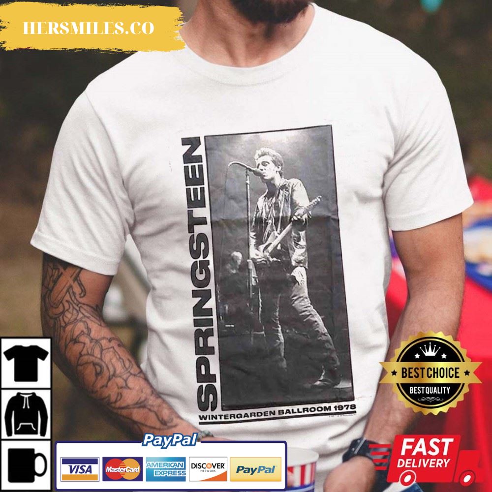 Bruce Springsteen Wintergarden Photo Best T-Shirt