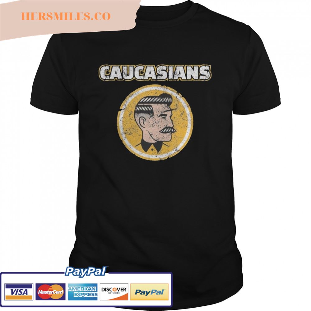 Caucasian Vintage Caucasians Pride retro T-Shirt
