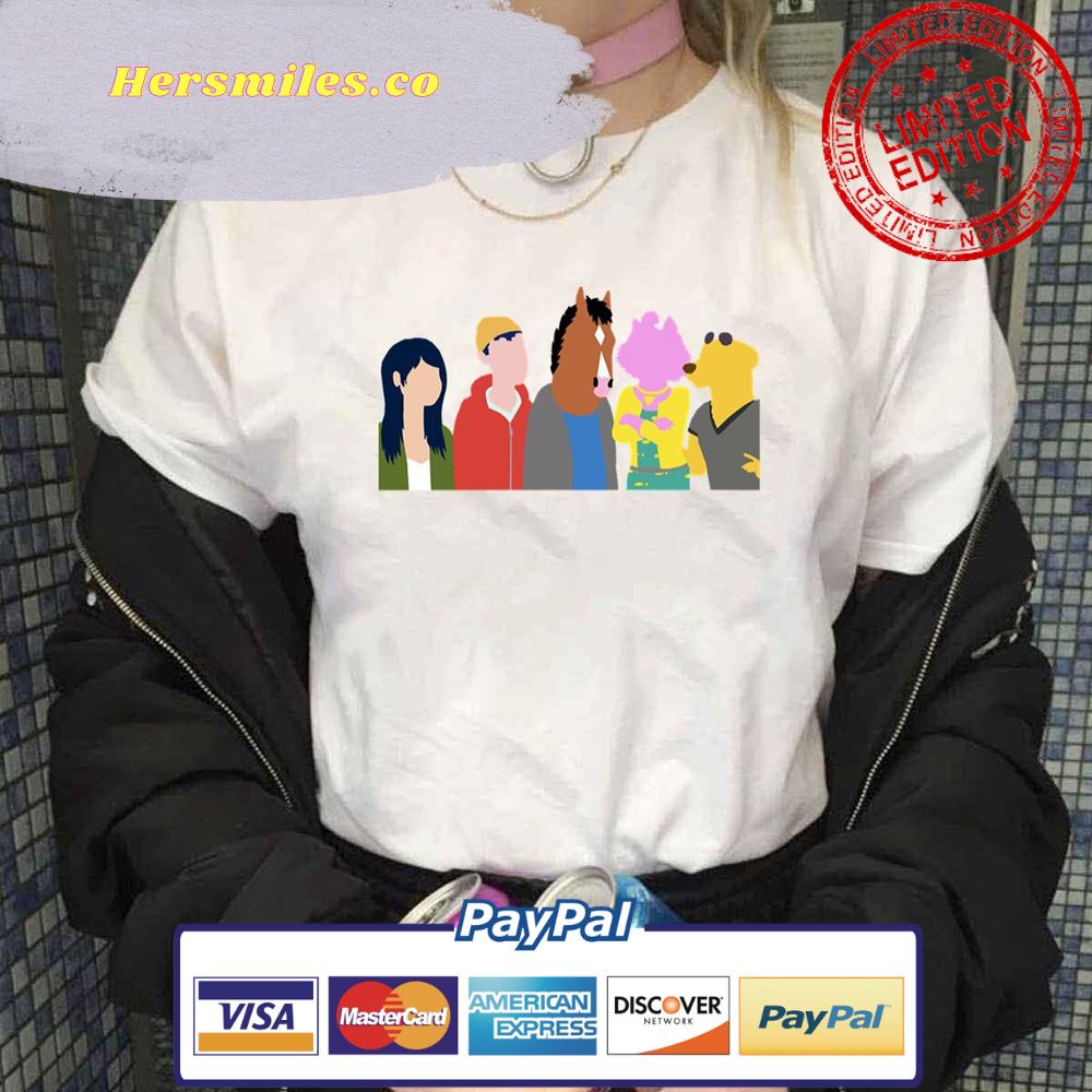 Characters Bojack Horseman Minimalist Unisex T-Shirt