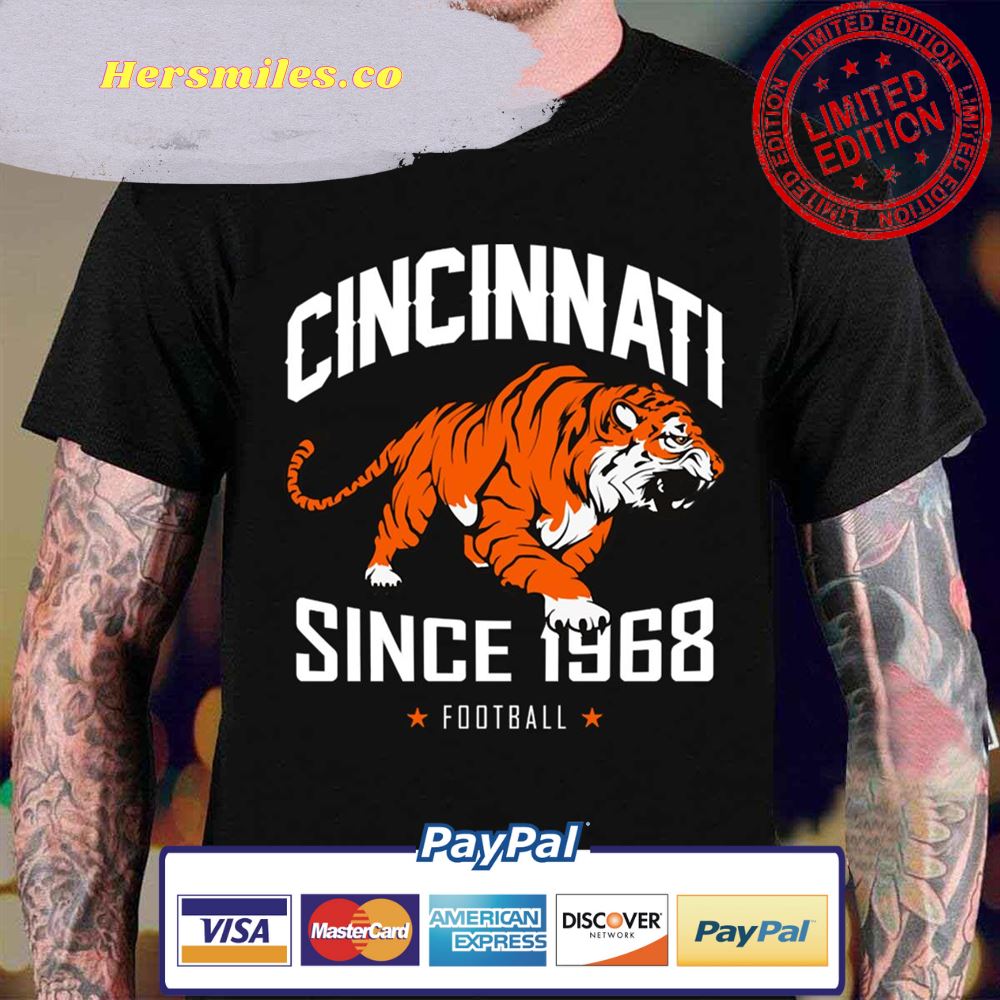 Cincinnati Bengals Football Team Since 1968 Design Unisex T-Shirt