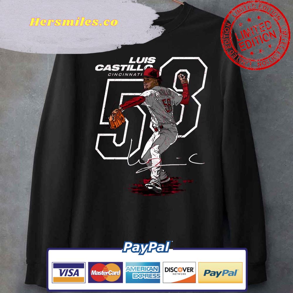 Cincinnati Luis Castillo Offset 58 Unisex Sweatshirt