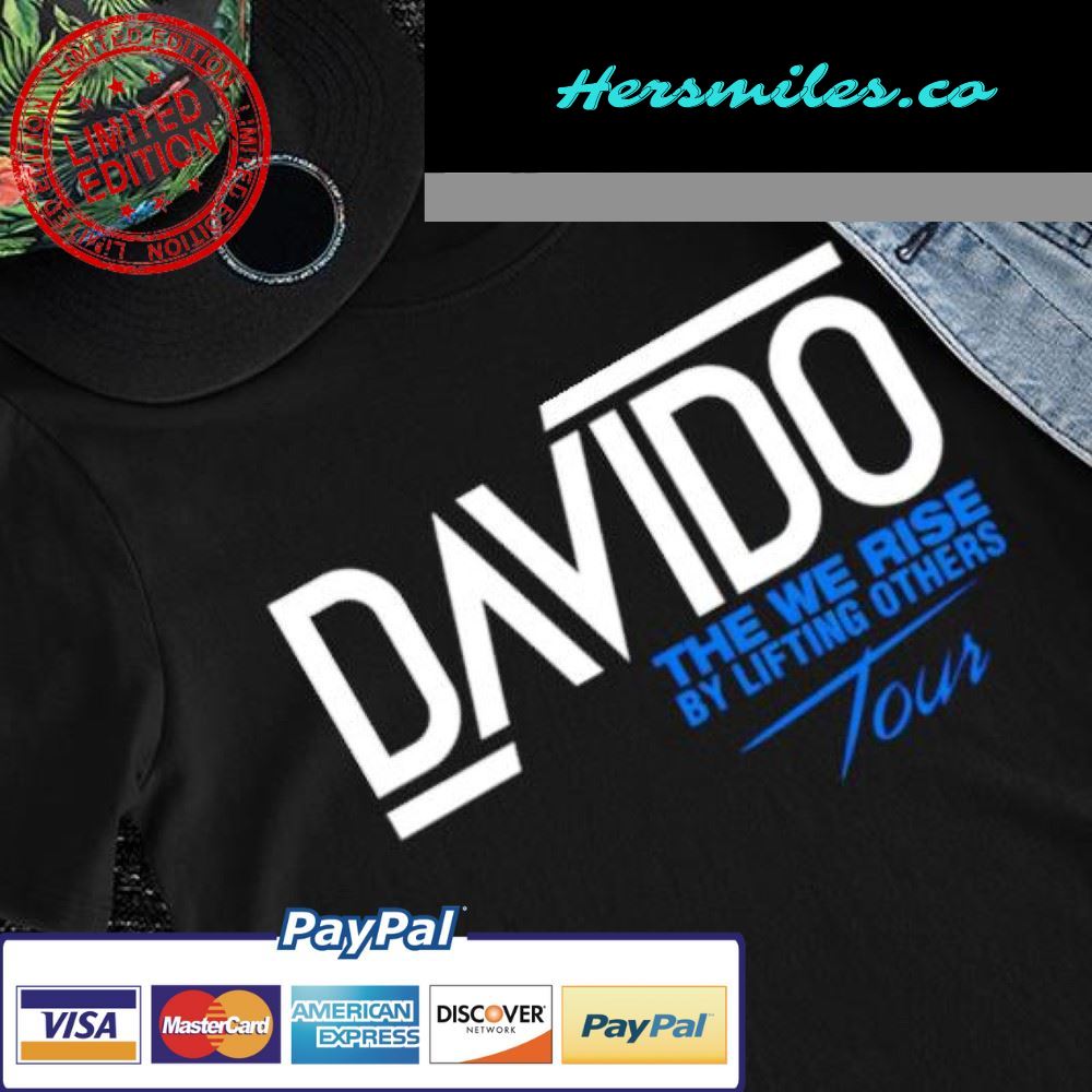 David Adedeji Adeleke Davido the we rise by lifting others tour shirt