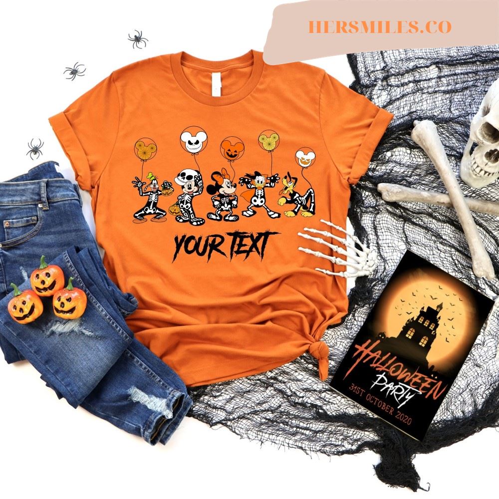 Disney Hallowen Shirt, Disneyland Skeleton T Shirt